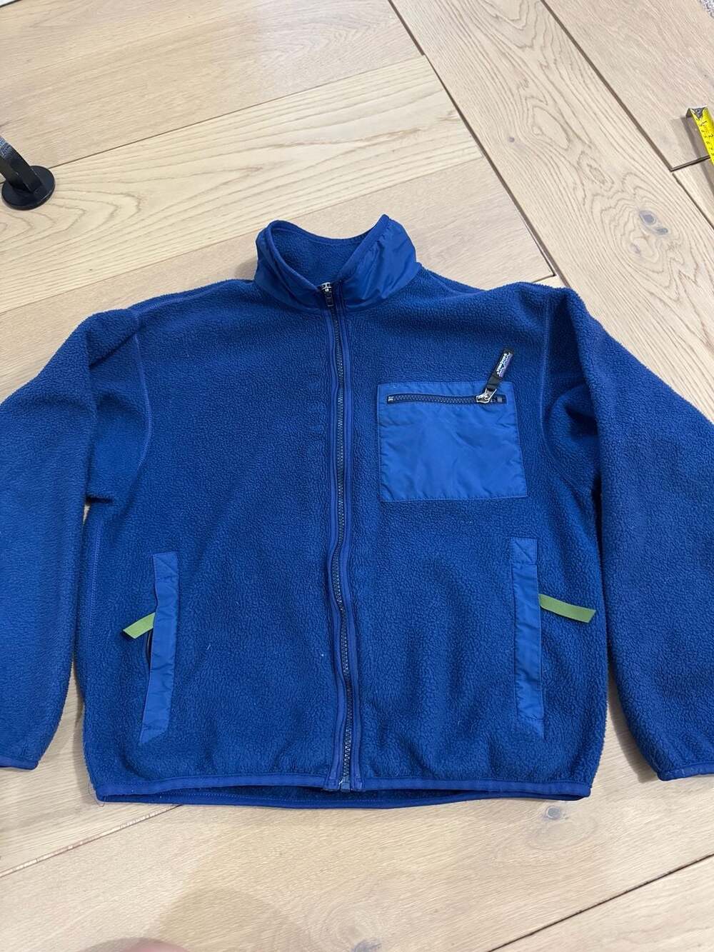 Vintage Patagonia Made in USA Synchilla Fleece Full Zip Jacket with Chest Pocket - Picture 6 of 12